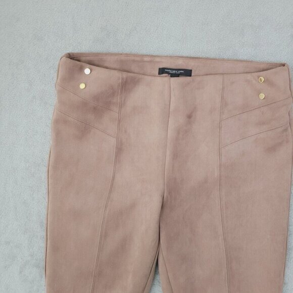 Marc New York Womens XL Faux Suede‎ Legging Pants Light Pink  JCT - Picture 5 of 6